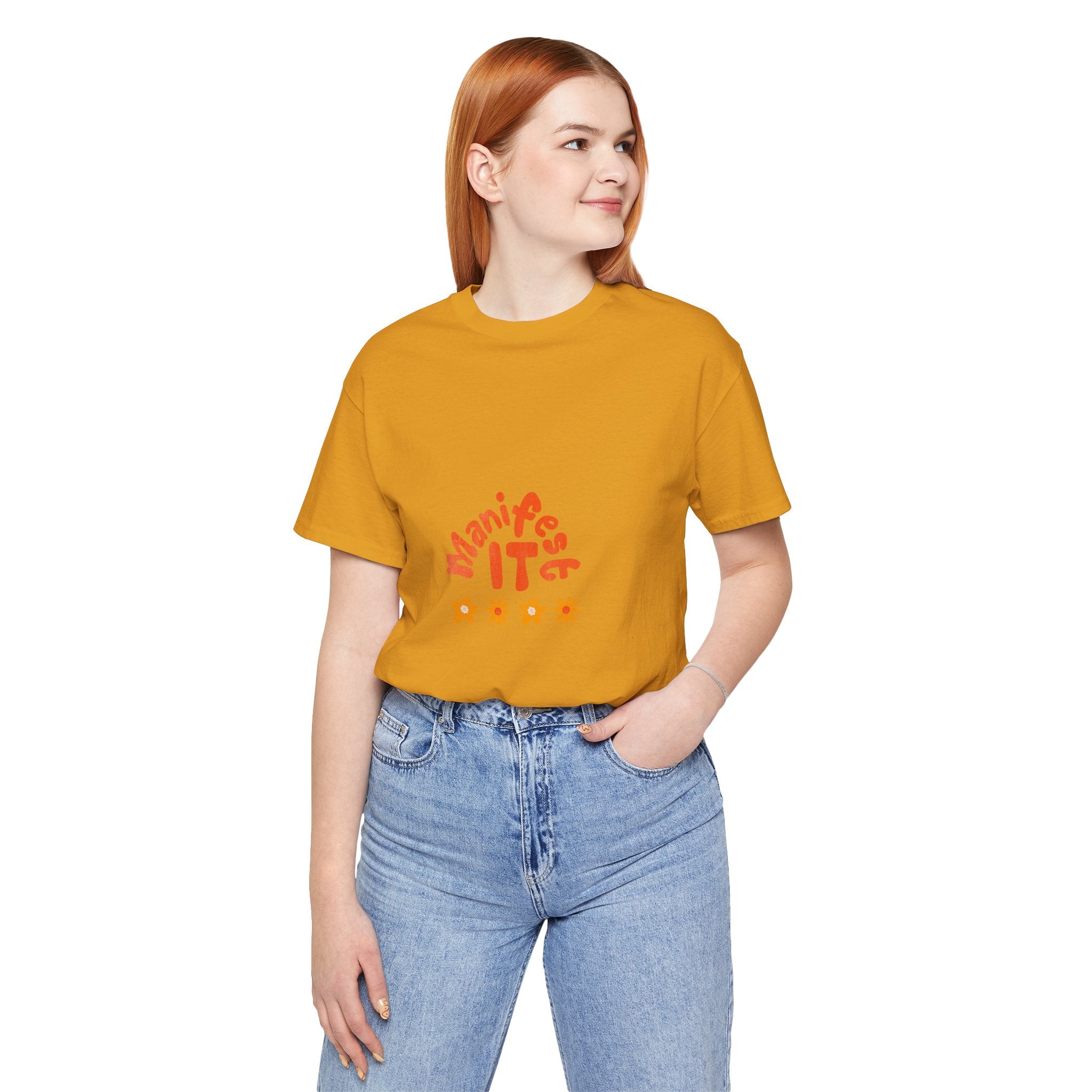 Manifest It Tee — Positive Affirmation Graphic T‑Shirt