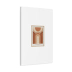 Terracotta Arch Abstract Canvas | Earthy Minimal Poster