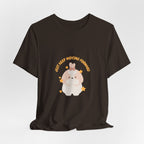 Cute Kawaii Bunny Tee — "Just Keep Moving Forward" Graphic T-Shirt