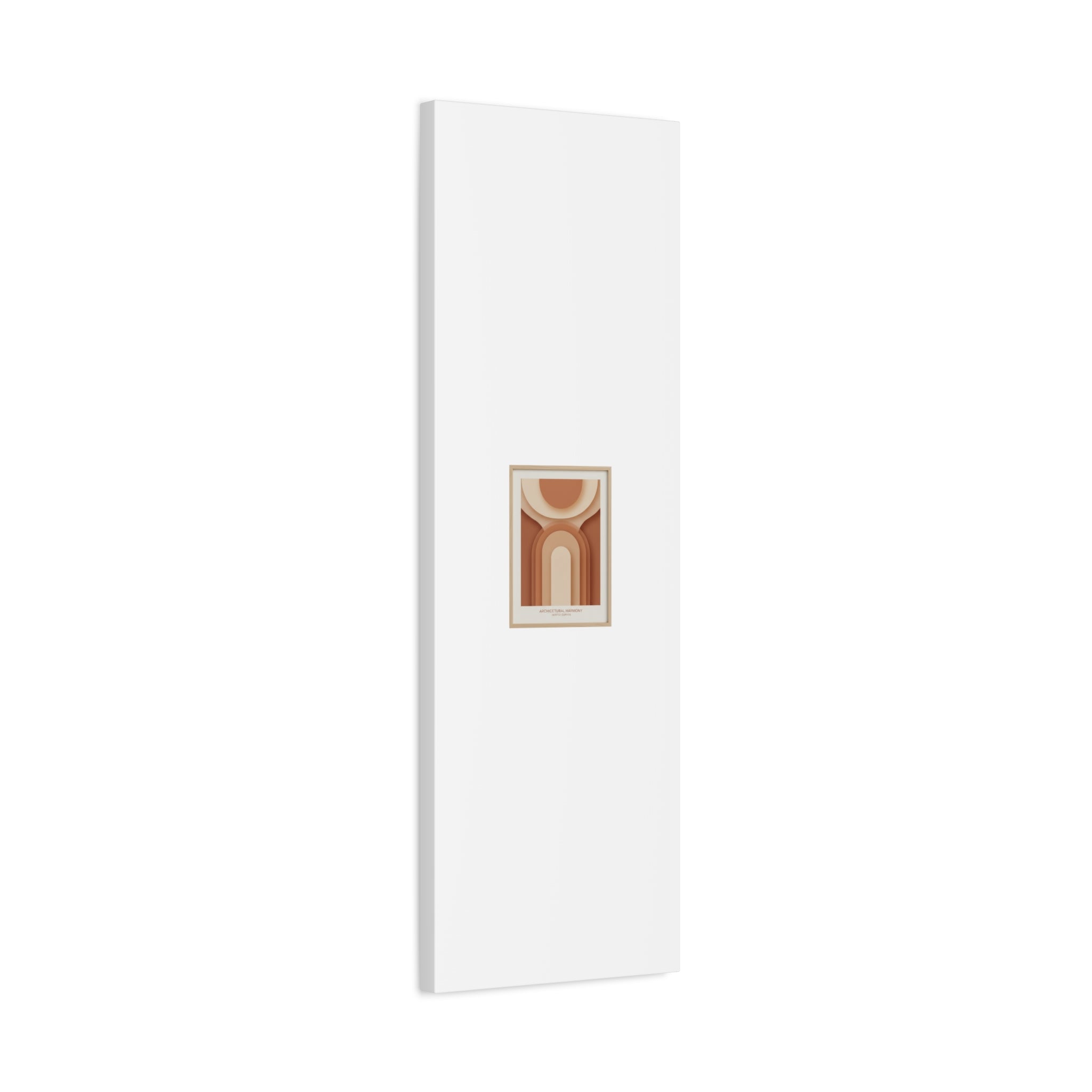 Terracotta Arch Abstract Canvas | Earthy Minimal Poster