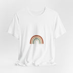 Neutral Rainbow Arc Tee | muted rainbow shirt, boho rainbow
