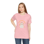 Cute Kawaii Bunny Tee — "Just Keep Moving Forward" Graphic T-Shirt
