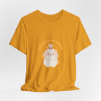 Cute Kawaii Bunny Tee — "Just Keep Moving Forward" Graphic T-Shirt