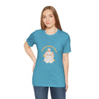 Cute Kawaii Bunny Tee — "Just Keep Moving Forward" Graphic T-Shirt