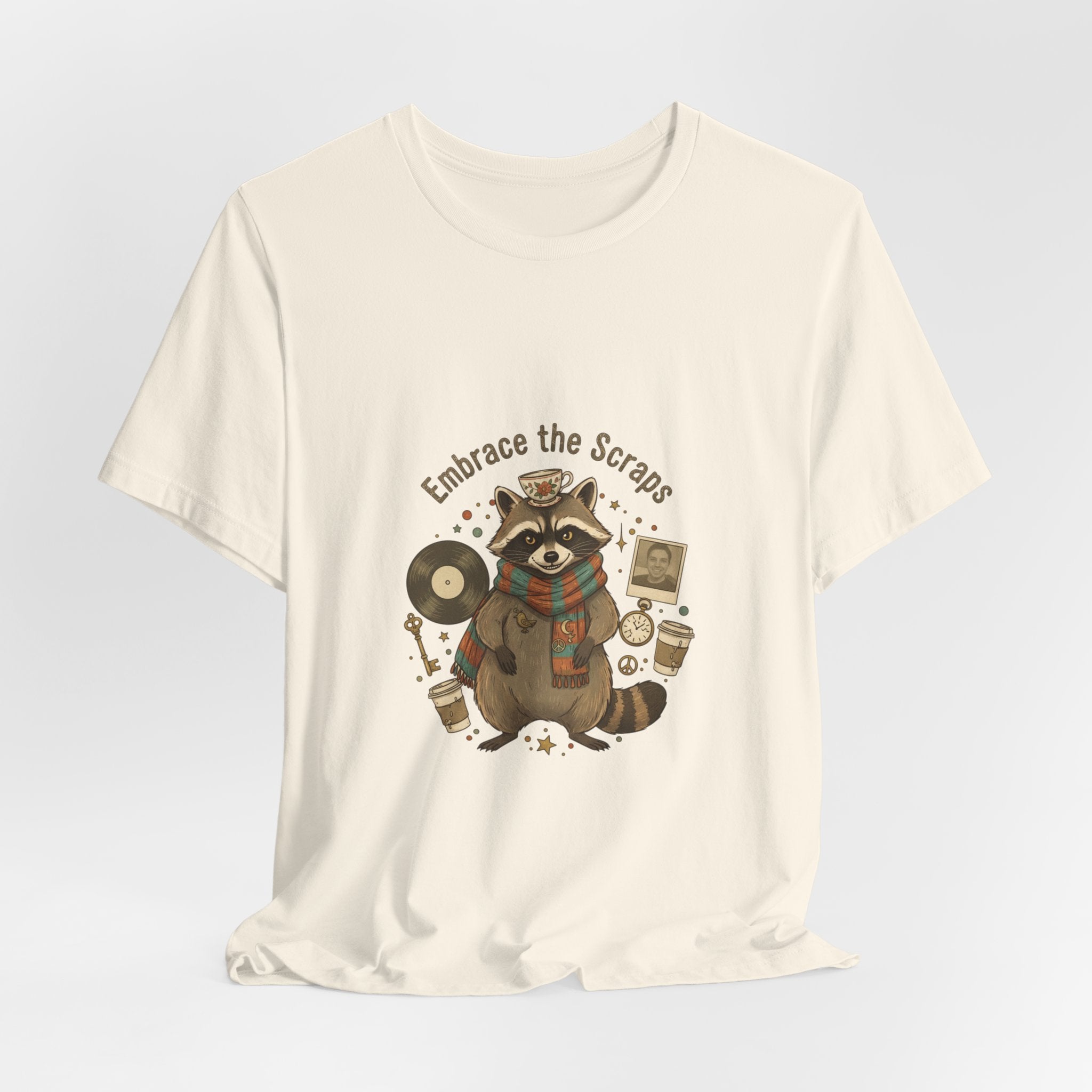 Embrace the Scraps Raccoon Tee | Trash Panda, Scavenger Chic