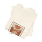 Terracotta Arch Abstract Tee | clay tone art, warm neutral shapes