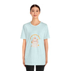 Cute Kawaii Bunny Tee — "Just Keep Moving Forward" Graphic T-Shirt