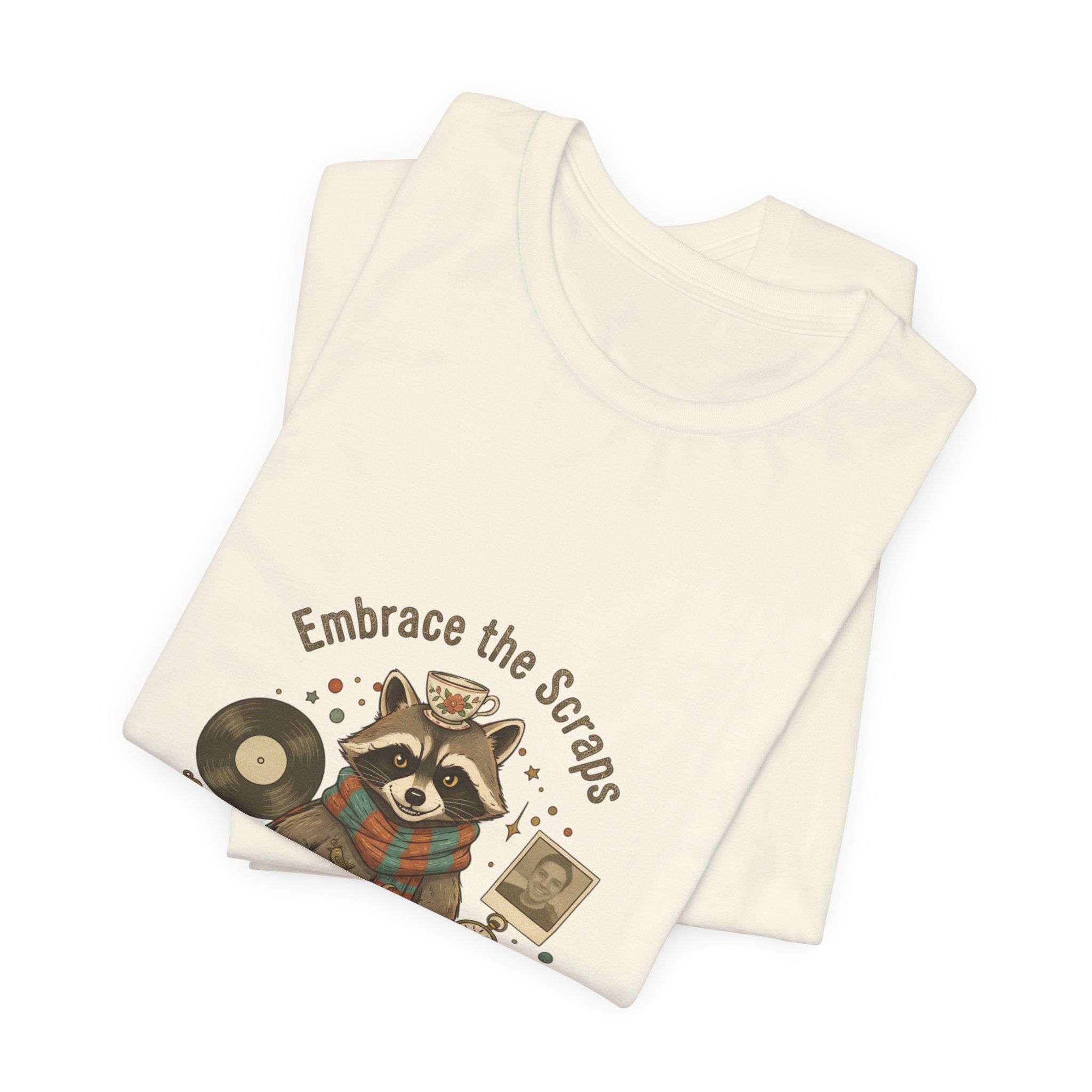 Embrace the Scraps Raccoon Tee | Trash Panda, Scavenger Chic