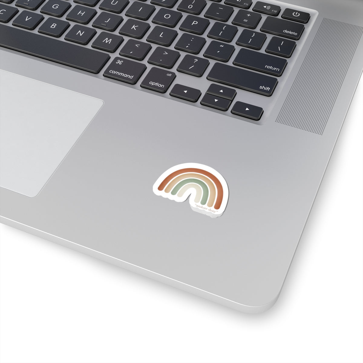 Neutral Rainbow Sticker | Muted Boho Arc, Terracotta Sage Pastel Vinyl