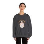 Crewneck Sweatshirt — Cute Kawaii Stars Design "Just Keep Moving Forward"
