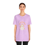 Cute Kawaii Bunny Tee — "Just Keep Moving Forward" Graphic T-Shirt