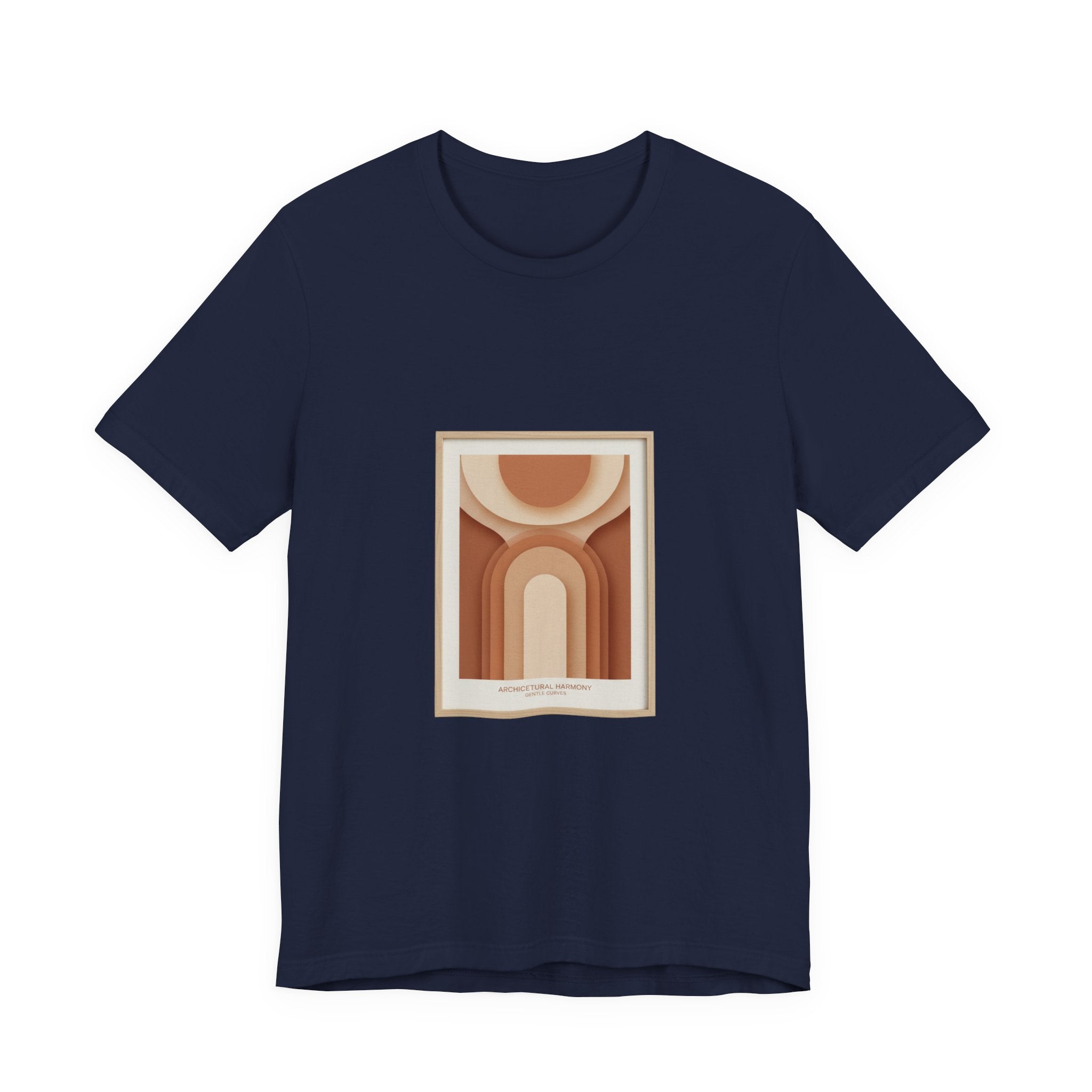 Terracotta Arch Abstract Tee | clay tone art, warm neutral shapes