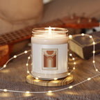 Terracotta Abstract Arch Candle, Soy Jar Candle | Warm Neutral Clay Tone Decor