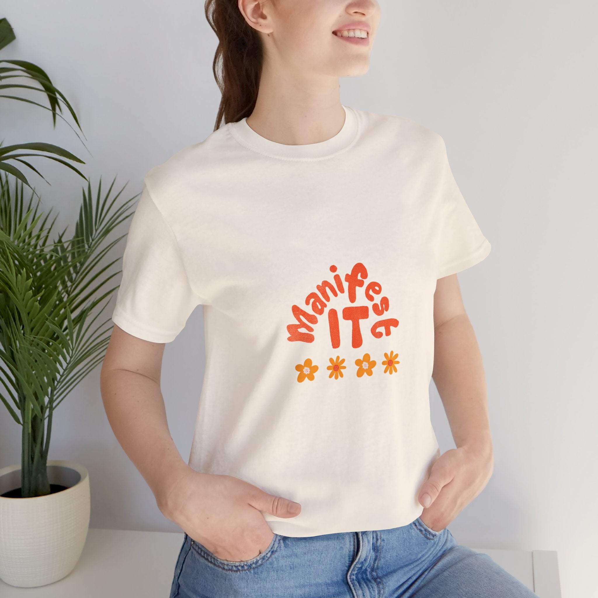 Manifest It Tee — Positive Affirmation Graphic T‑Shirt