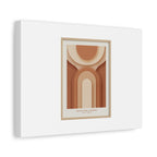 Terracotta Arch Abstract Canvas | Earthy Minimal Poster