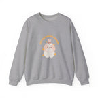 Crewneck Sweatshirt — Cute Kawaii Stars Design "Just Keep Moving Forward"