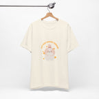 Cute Kawaii Bunny Tee — "Just Keep Moving Forward" Graphic T-Shirt
