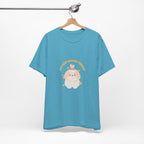 Cute Kawaii Bunny Tee — "Just Keep Moving Forward" Graphic T-Shirt