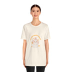 Cute Kawaii Bunny Tee — "Just Keep Moving Forward" Graphic T-Shirt