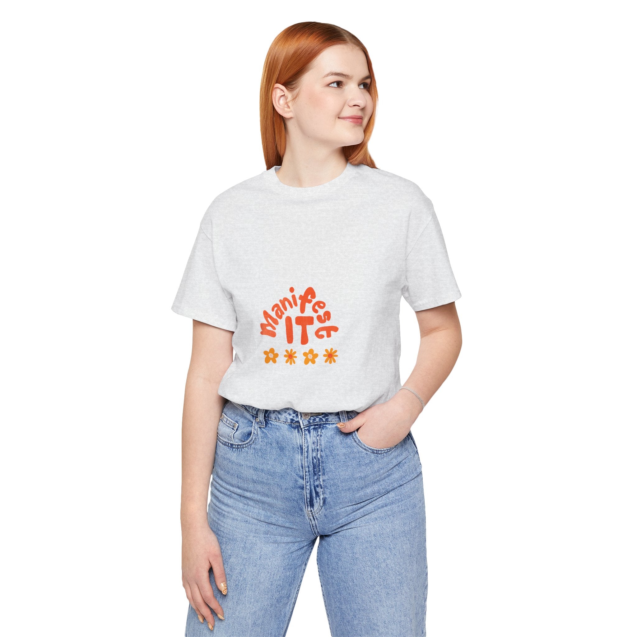 Manifest It Tee — Positive Affirmation Graphic T‑Shirt