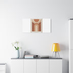 Terracotta Arch Abstract Canvas | Earthy Minimal Poster