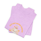 Cute Kawaii Bunny Tee — "Just Keep Moving Forward" Graphic T-Shirt