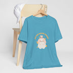 Cute Kawaii Bunny Tee — "Just Keep Moving Forward" Graphic T-Shirt