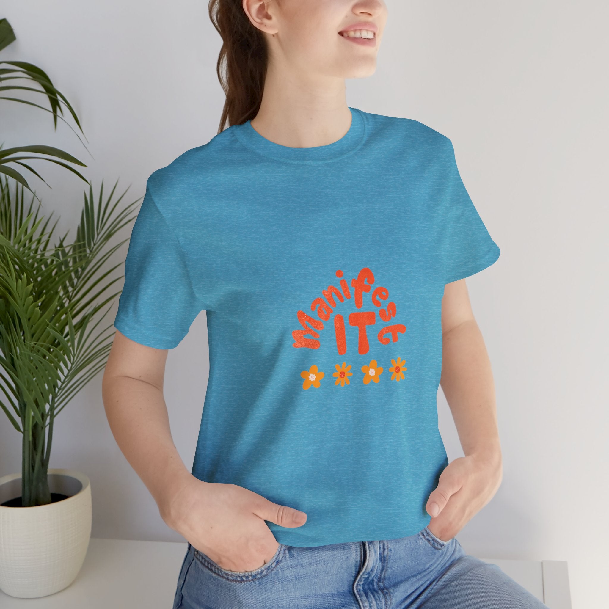 Manifest It Tee — Positive Affirmation Graphic T‑Shirt