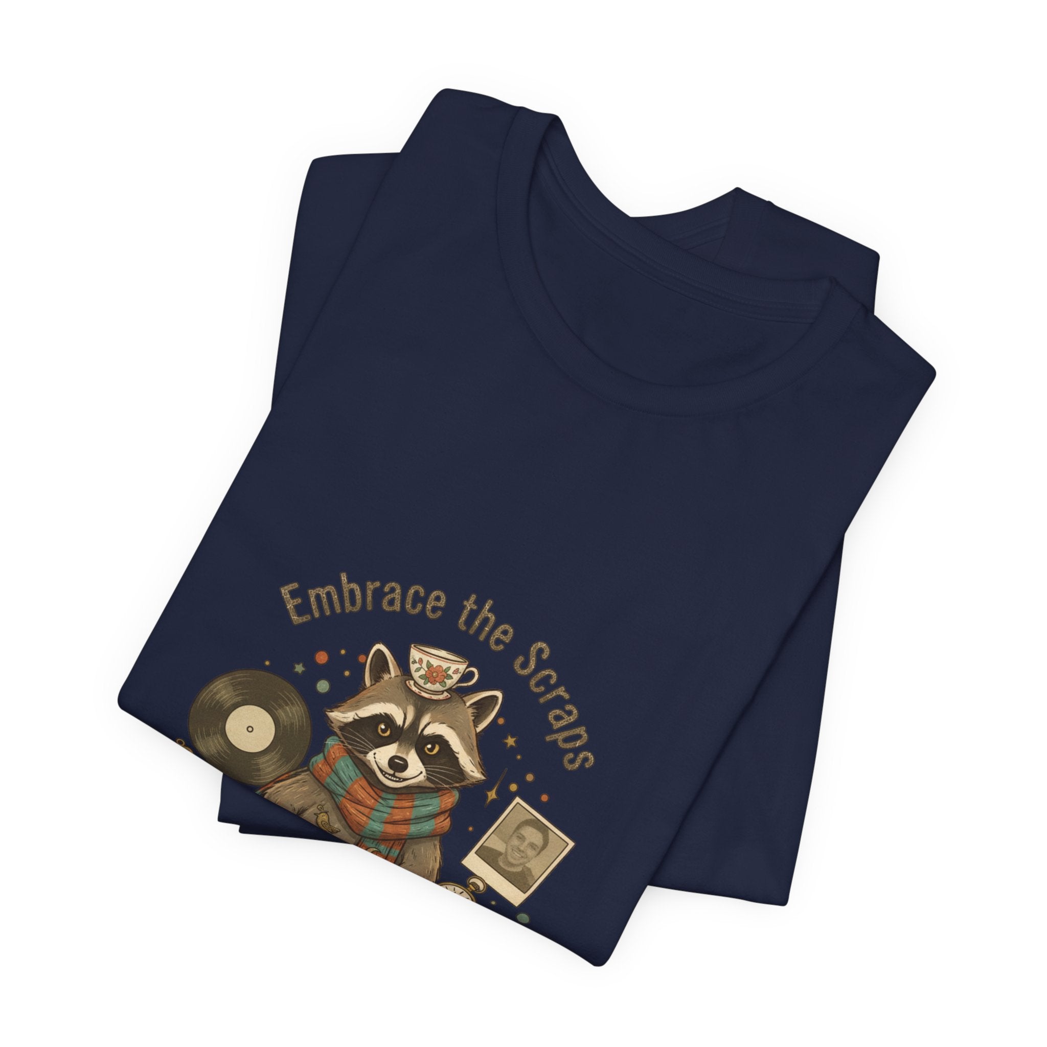 Embrace the Scraps Raccoon Tee | Trash Panda, Scavenger Chic