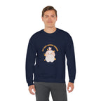 Crewneck Sweatshirt — Cute Kawaii Stars Design "Just Keep Moving Forward"