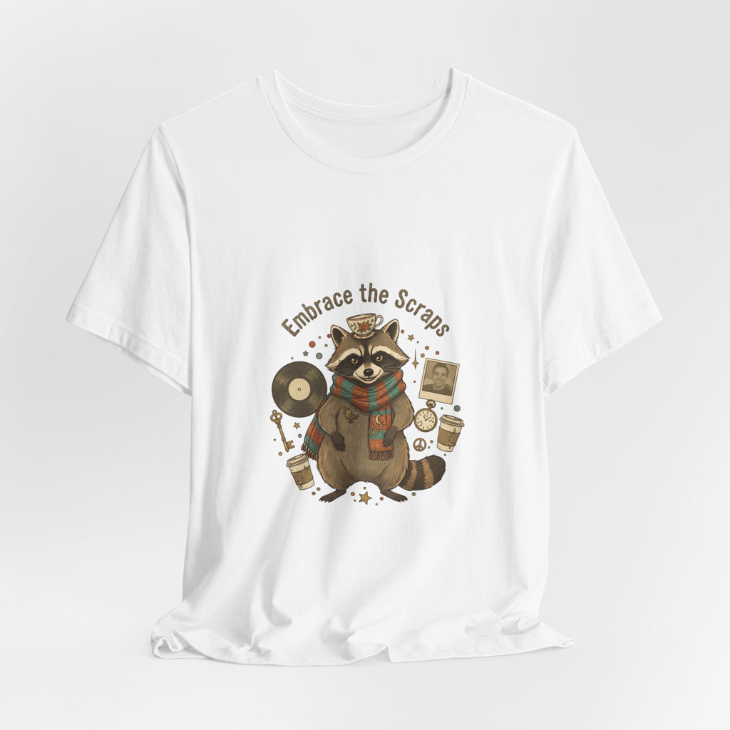 Embrace the Scraps Raccoon Tee | Trash Panda, Scavenger Chic