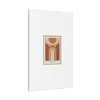 Terracotta Arch Abstract Canvas | Earthy Minimal Poster