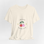 Cute Cherries Graphic Tee — "I Am Cute, You're Cute" Cute Fruit T-Shirt