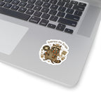 Embrace the Scraps Raccoon Sticker | Scavenger Chic, Trash Animal Realism