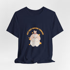 Cute Kawaii Bunny Tee — "Just Keep Moving Forward" Graphic T-Shirt