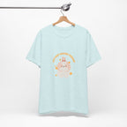 Cute Kawaii Bunny Tee — "Just Keep Moving Forward" Graphic T-Shirt