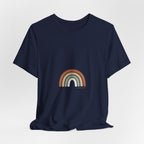Neutral Rainbow Arc Tee | muted rainbow shirt, boho rainbow