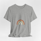 Neutral Rainbow Arc Tee | muted rainbow shirt, boho rainbow