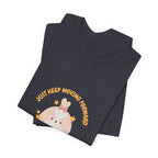 Cute Kawaii Bunny Tee — "Just Keep Moving Forward" Graphic T-Shirt