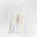 Cute Kawaii Bunny Tee — "Just Keep Moving Forward" Graphic T-Shirt