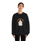 Crewneck Sweatshirt — Cute Kawaii Stars Design "Just Keep Moving Forward"