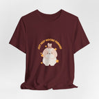 Cute Kawaii Bunny Tee — "Just Keep Moving Forward" Graphic T-Shirt