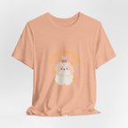 Cute Kawaii Bunny Tee — "Just Keep Moving Forward" Graphic T-Shirt