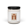 Terracotta Abstract Arch Candle, Soy Jar Candle | Warm Neutral Clay Tone Decor