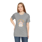 Cute Kawaii Bunny Tee — "Just Keep Moving Forward" Graphic T-Shirt