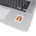 Terracotta Arch Abstract Sticker | earthy minimal, warm neutral shapes