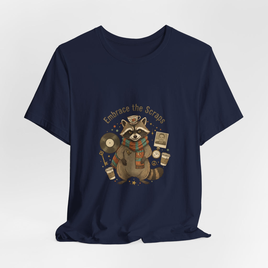 Embrace the Scraps Raccoon Tee | Trash Panda, Scavenger Chic