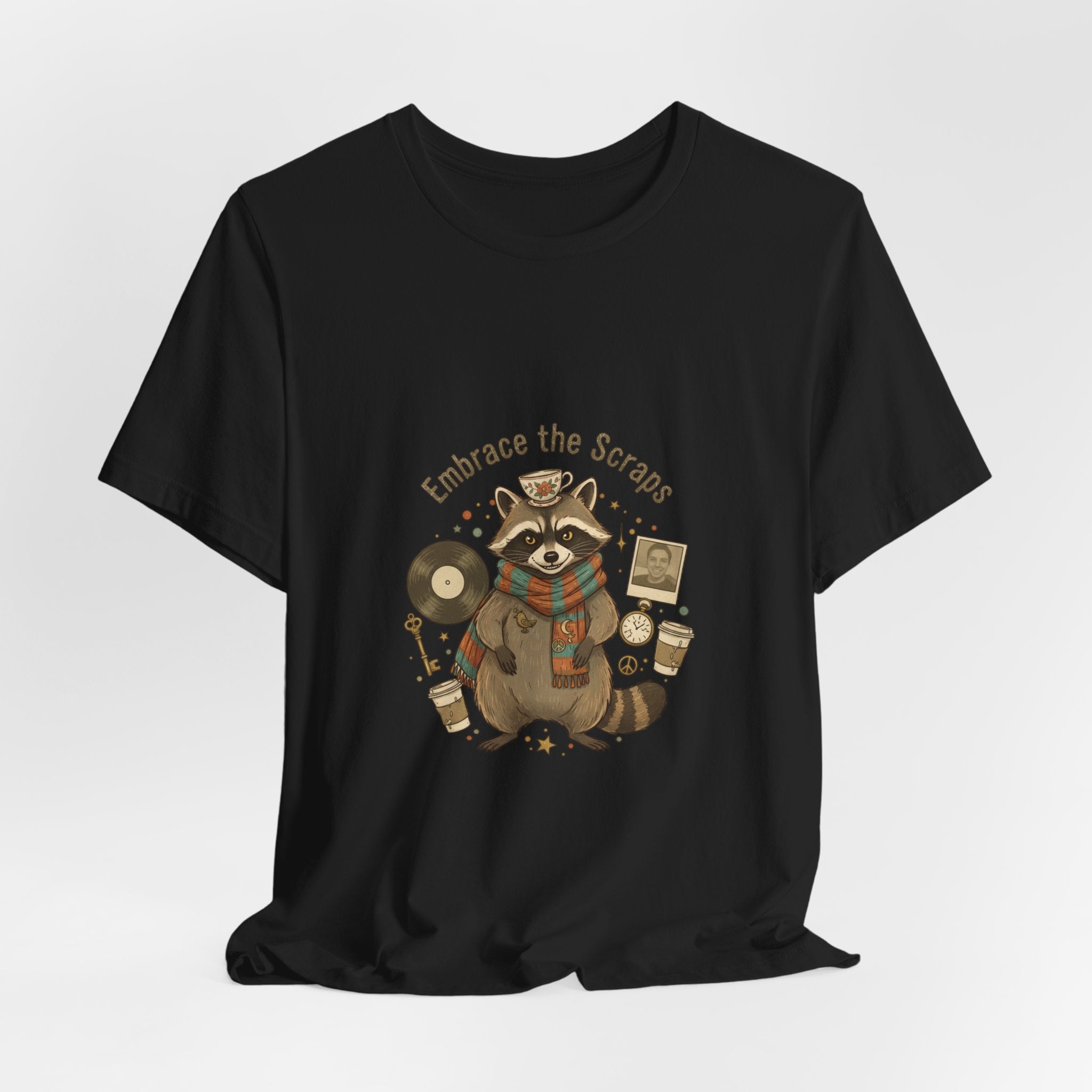 Embrace the Scraps Raccoon Tee | Trash Panda, Scavenger Chic