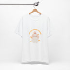 Cute Kawaii Bunny Tee — "Just Keep Moving Forward" Graphic T-Shirt