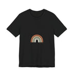 Neutral Rainbow Arc Tee | muted rainbow shirt, boho rainbow